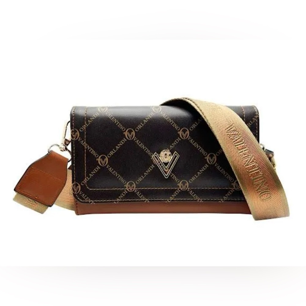 Valentino Orlandi Brown Crossbody Bag